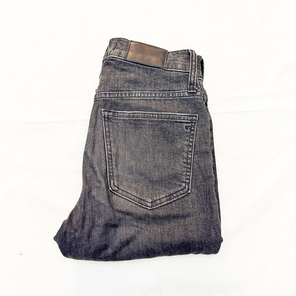 Madewell The Perfect Vintage Crop Jean Charcoal Black Denim Size 24P